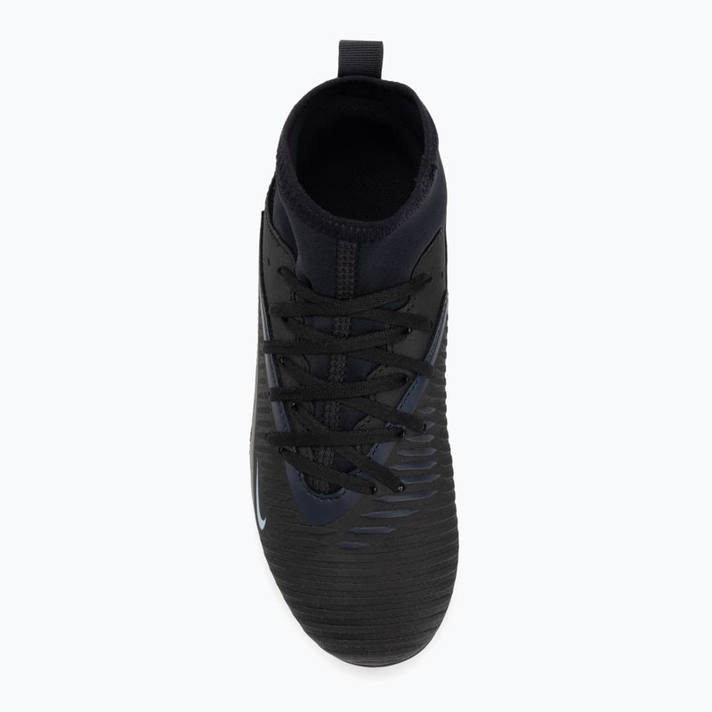 Children's football boots Nike Phantom 6 High Club FG/MG black/black 5