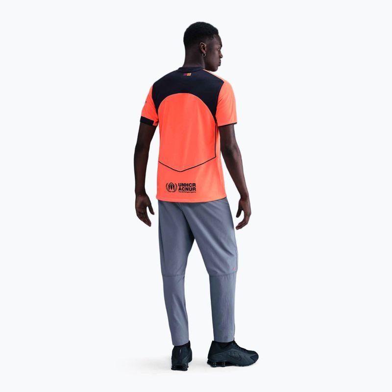 Men's football T-shirt Nike FC Barcelona 2025/26 Stadium Third bright mango/midnight navy/midnight navy 3