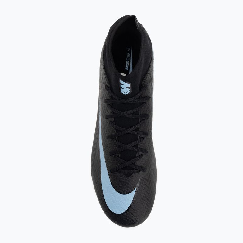 Men's football boots Nike Mercurial Superfly 10 Academy MG black/ice blue 5