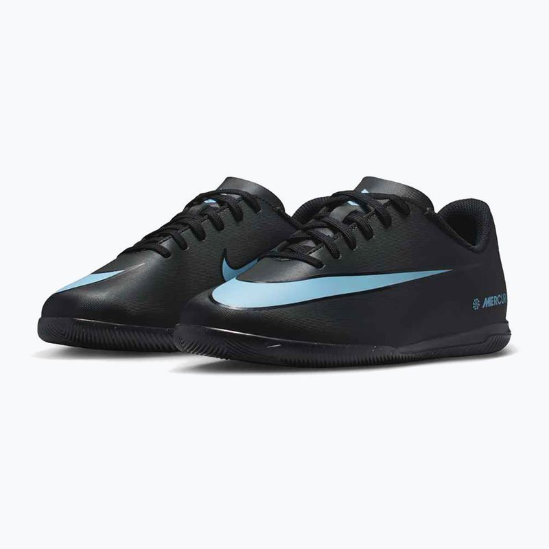 Children's football boots Nike Mercurial Vapor 16 Club IC black/ice blue 10