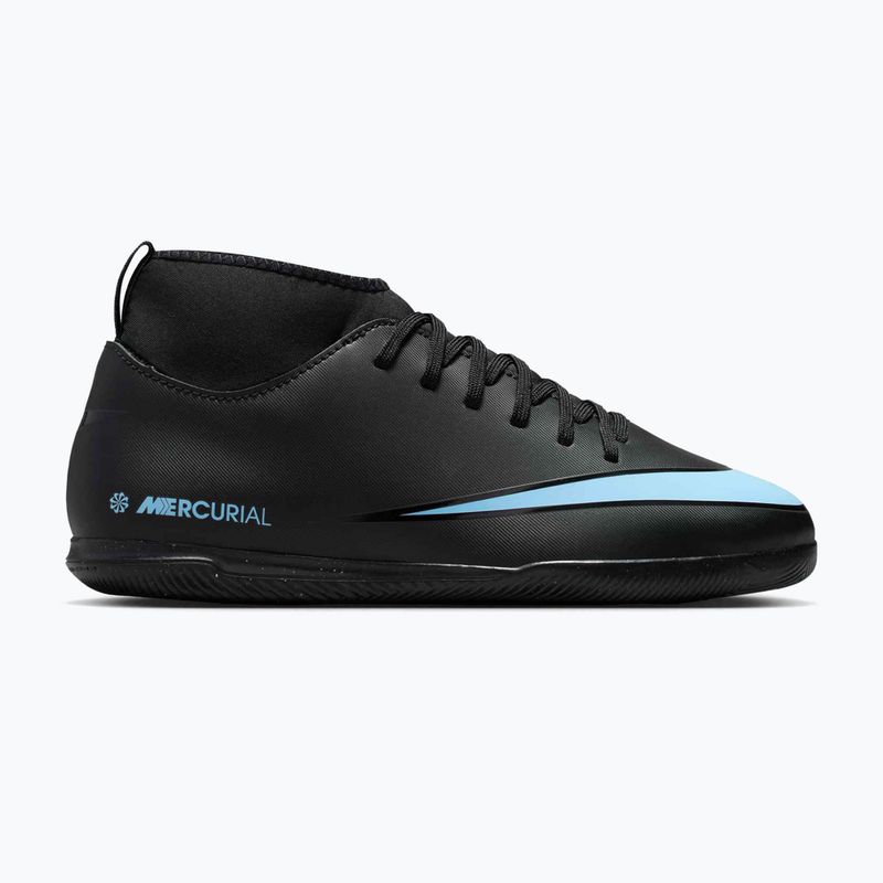 Children's football boots Nike Mercurial Superfly 10 Club black/ice blue 8