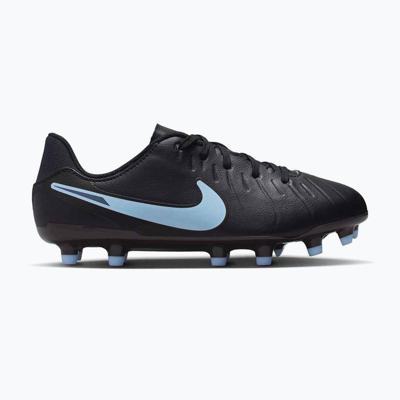 Children's football boots Nike Tiempo Legend 10 Academy FG/MG black/black 8
