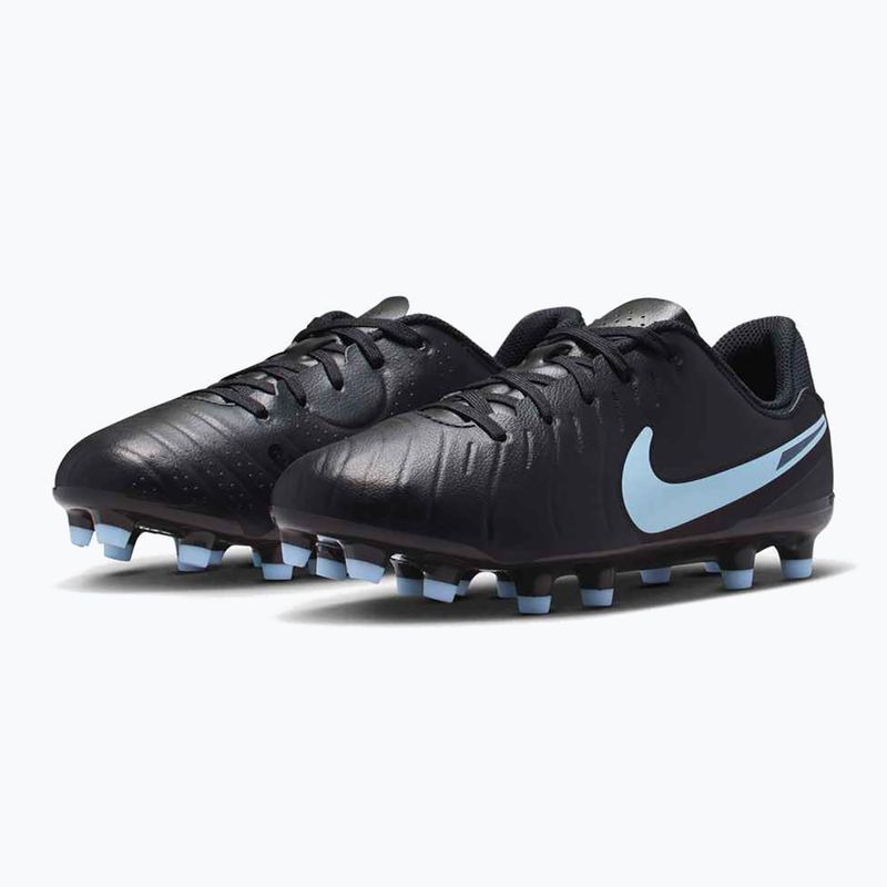 Children's football boots Nike Tiempo Legend 10 Academy FG/MG black/black 10