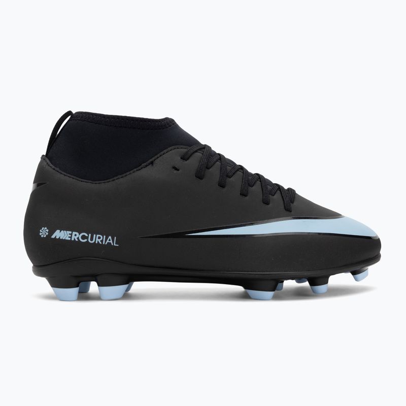 Children's football boots Nike Mercurial Superfly 10 Club FG/MG black/ice blue 2