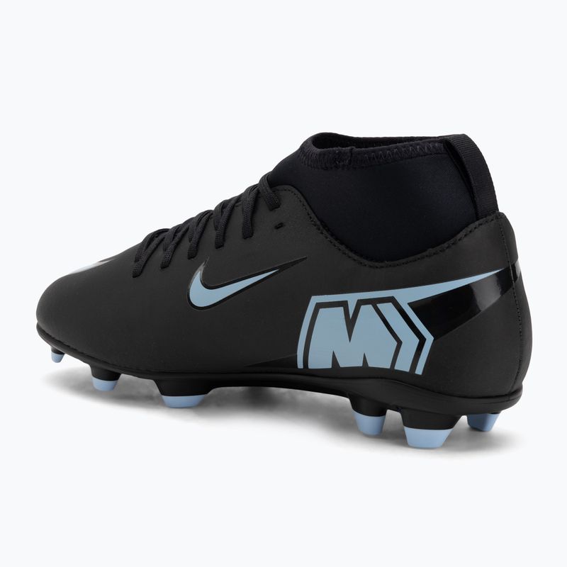 Children's football boots Nike Mercurial Superfly 10 Club FG/MG black/ice blue 3