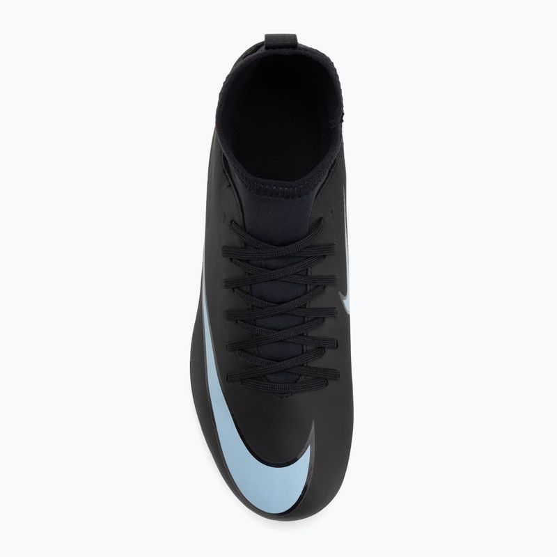 Children's football boots Nike Mercurial Superfly 10 Club FG/MG black/ice blue 5