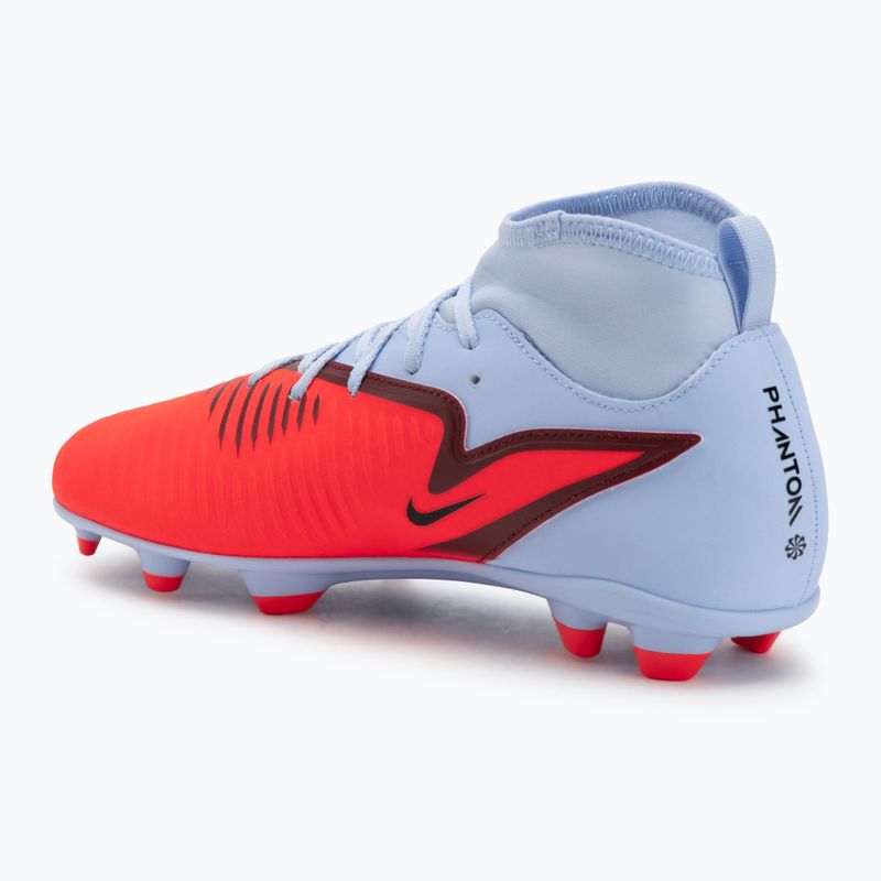 Men's football boots Nike Phantom 6 High Club FG/MG royal tint/bright crimson 3