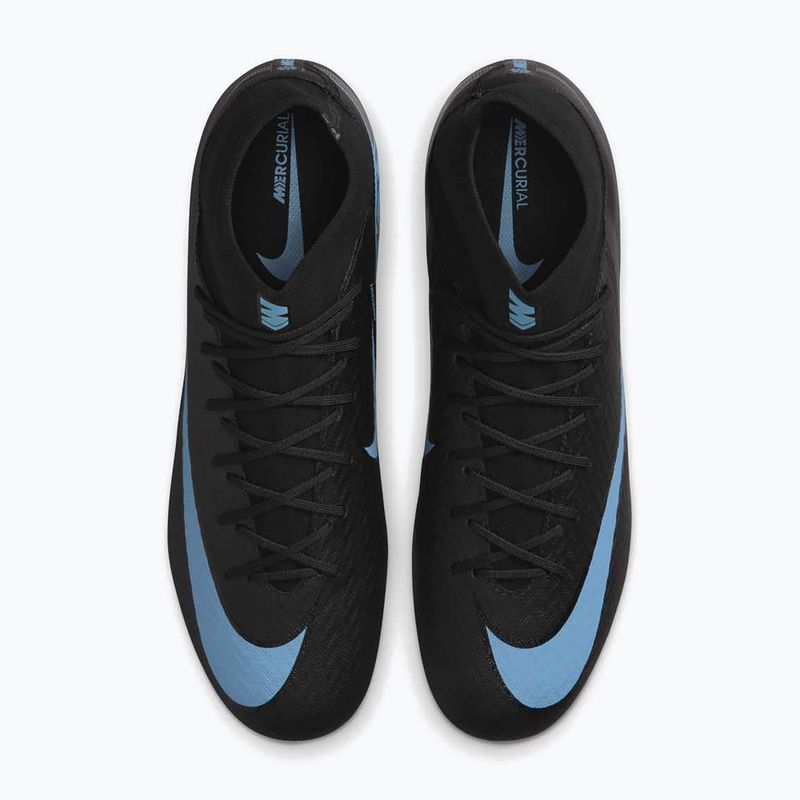 Men's football boots Nike Mercurial Superfly 10 Academy MG black/ice blue 13