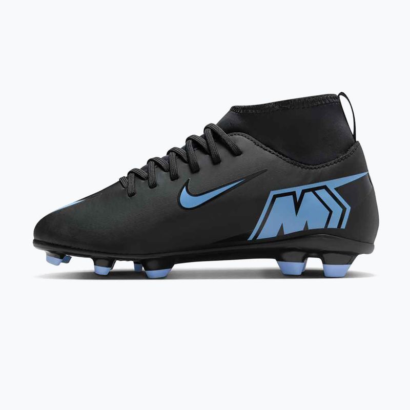 Children's football boots Nike Mercurial Superfly 10 Club FG/MG black/ice blue 9