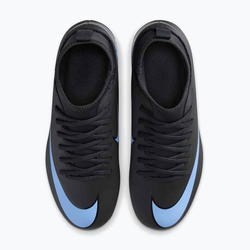 Children's football boots Nike Mercurial Superfly 10 Club FG/MG black/ice blue 12
