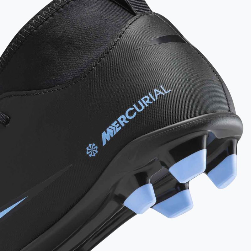 Children's football boots Nike Mercurial Superfly 10 Club FG/MG black/ice blue 14
