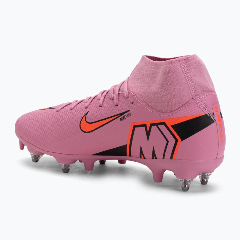 Men's football boots Nike Mercurial Superfly 10 Academy SG-Pro magic flamingo/black/total crimson 3