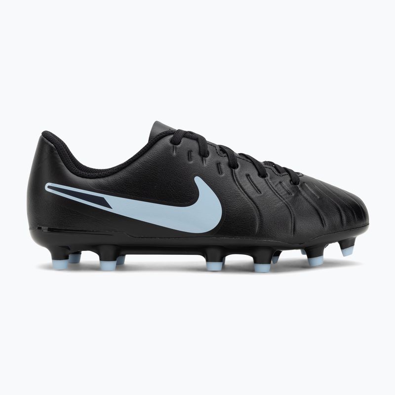 Children's football boots Nike Tiempo Legend 10 Club FG/MG black/black 2