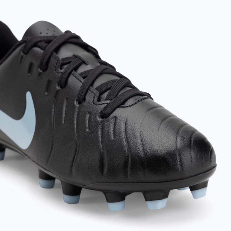 Children's football boots Nike Tiempo Legend 10 Club FG/MG black/black 7