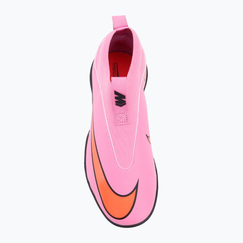 Children's football boots Nike Mercurial Superfly 10 Academy IC magic flamingo/black/total crimson 5