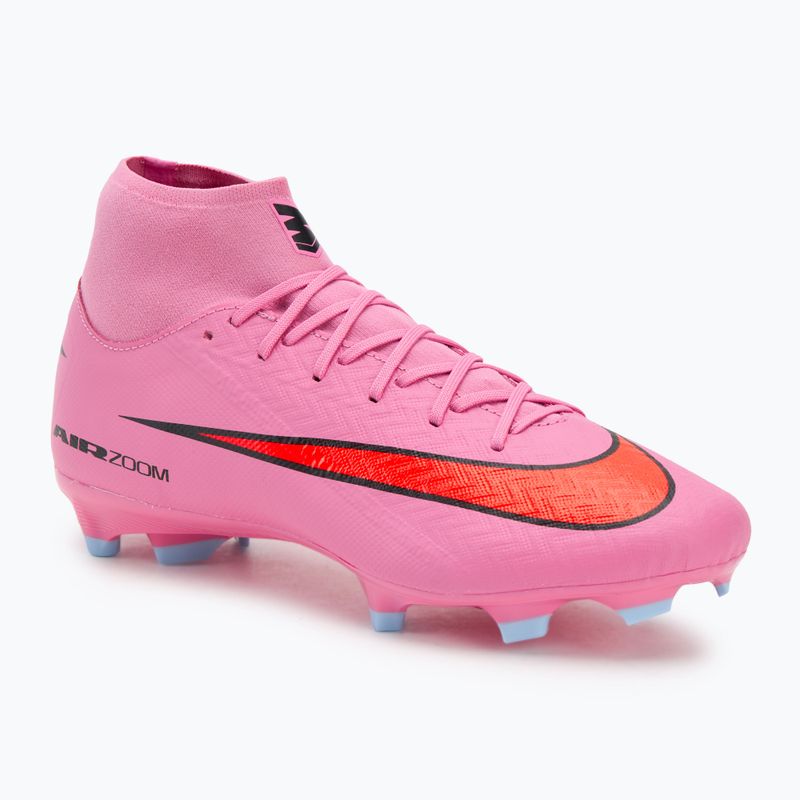 Men's football boots Nike Mercurial Superfly 10 Academy MG magic flamingo/black/total crimson