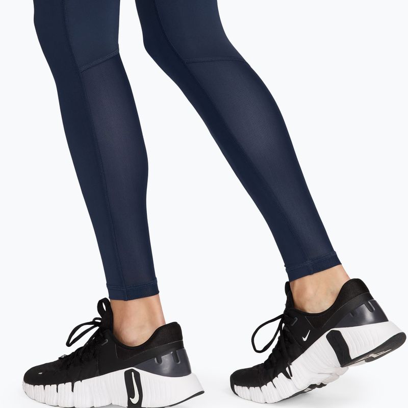 Women's leggings Nike Pro 365 Tight midnight navy/white 3