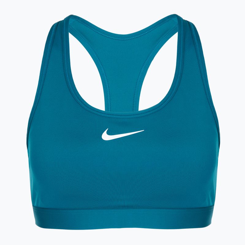 Training bra Nike Swoosh Medium Support green abyss/white 7