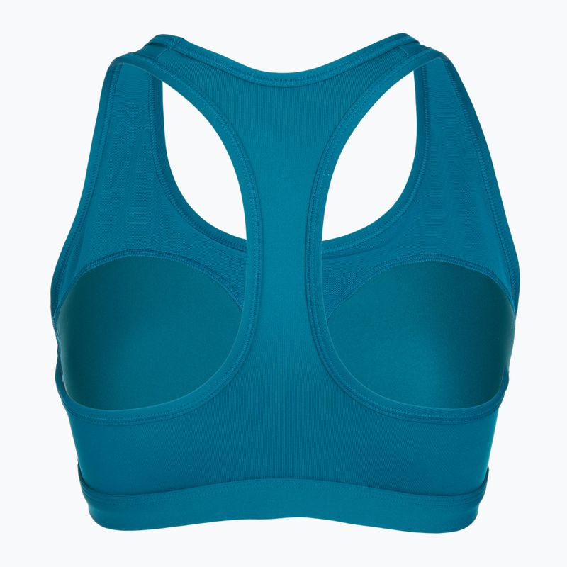 Training bra Nike Swoosh Medium Support green abyss/white 8