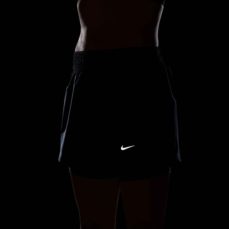 Women's shorts Nike One Dri-Fit High-Waisted 3" 2In1 midnight navy 5