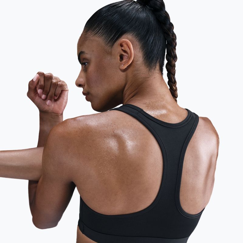 Training bra Nike Swoosh Medium Support black/white 4