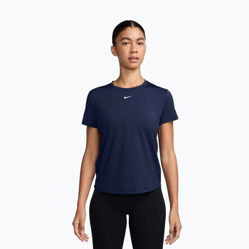 Women's training top Nike One Classic Dri-Fit midnight navy/white