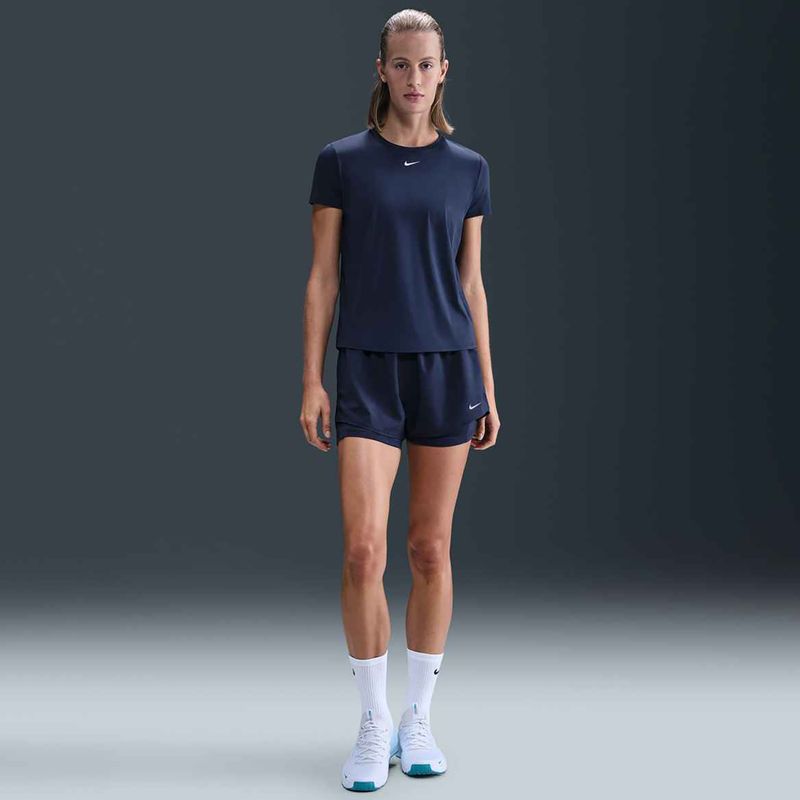 Women's training top Nike One Classic Dri-Fit midnight navy/white 7