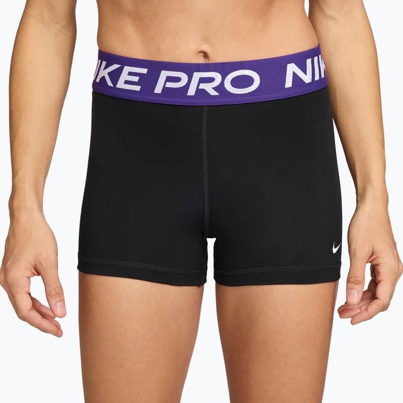 Womenʼs shorts Nike Pro 365 3" black/court purple/white