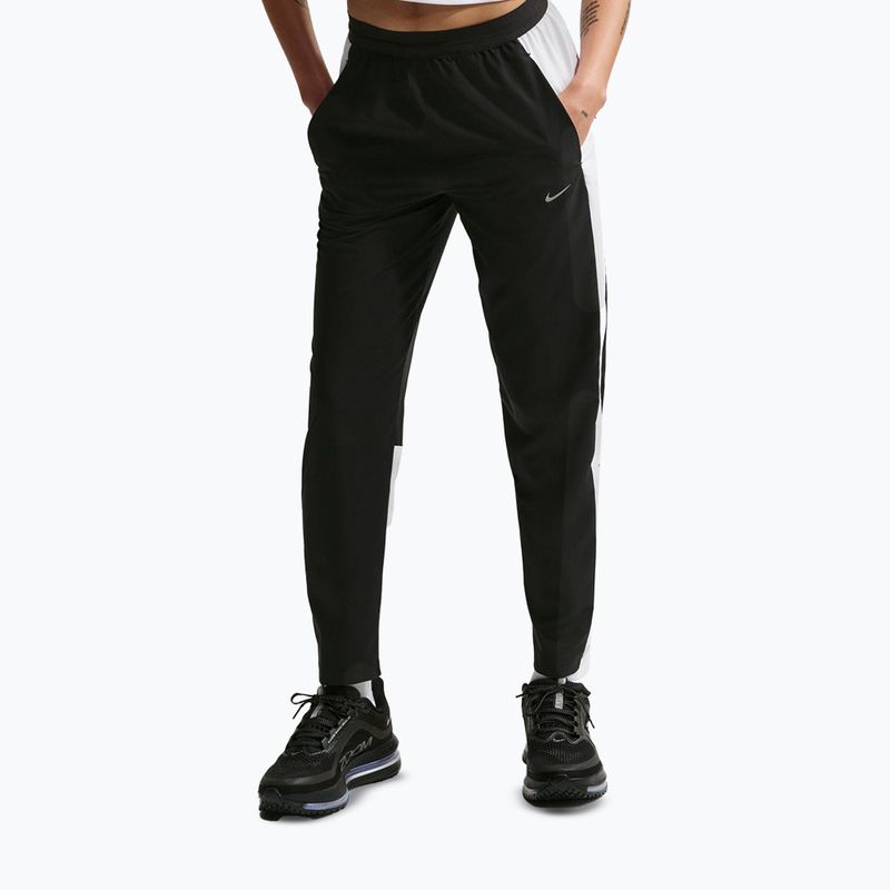 Women's running trousers Nike Tempo Swoosh Dri-Fit Mid-Rise 7/8 black/white