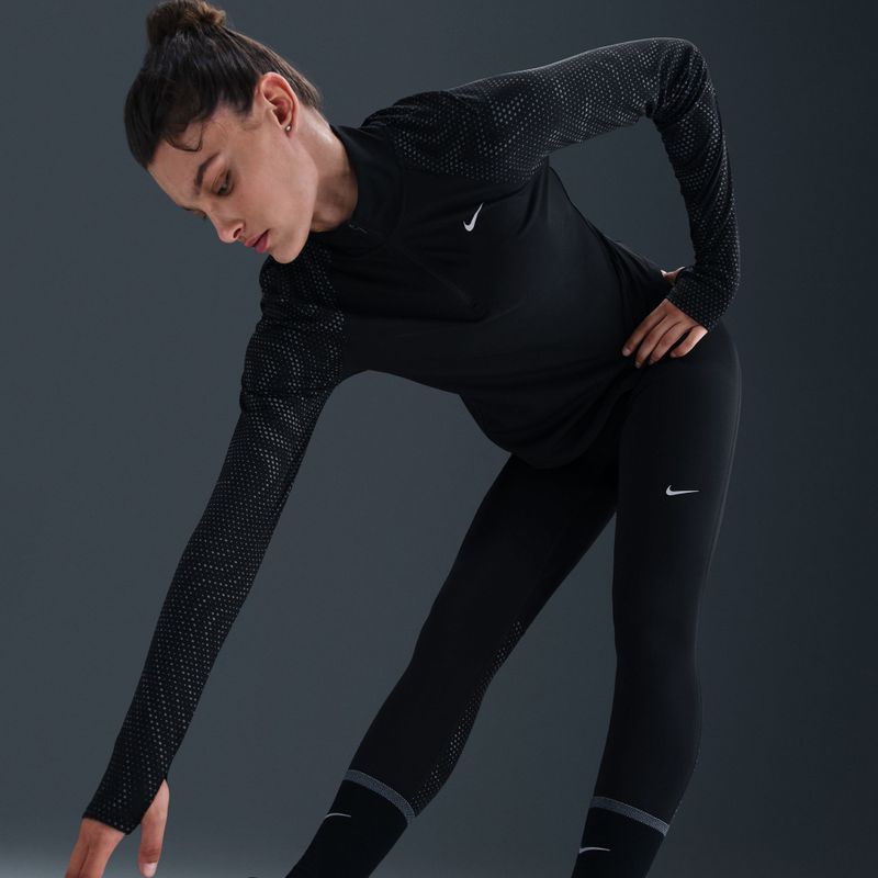 Women's running leggings Nike Tempo Flash High-Waisted 7/8 black 9