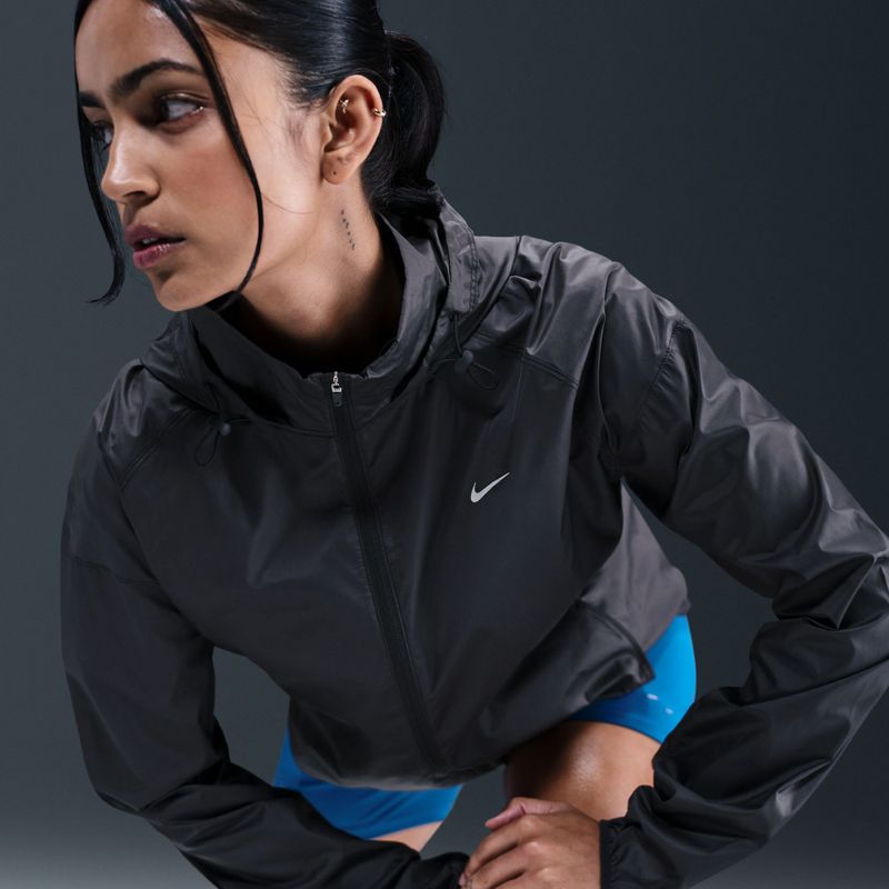 Women's running jacket Nike Tempo Repel black 6