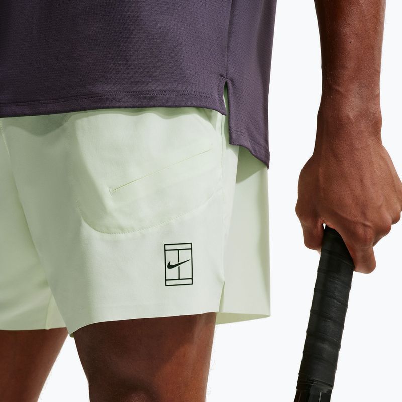 Men's tennis shorts Nike Court Dri-Fit Advantage 6" volt tint/black 6