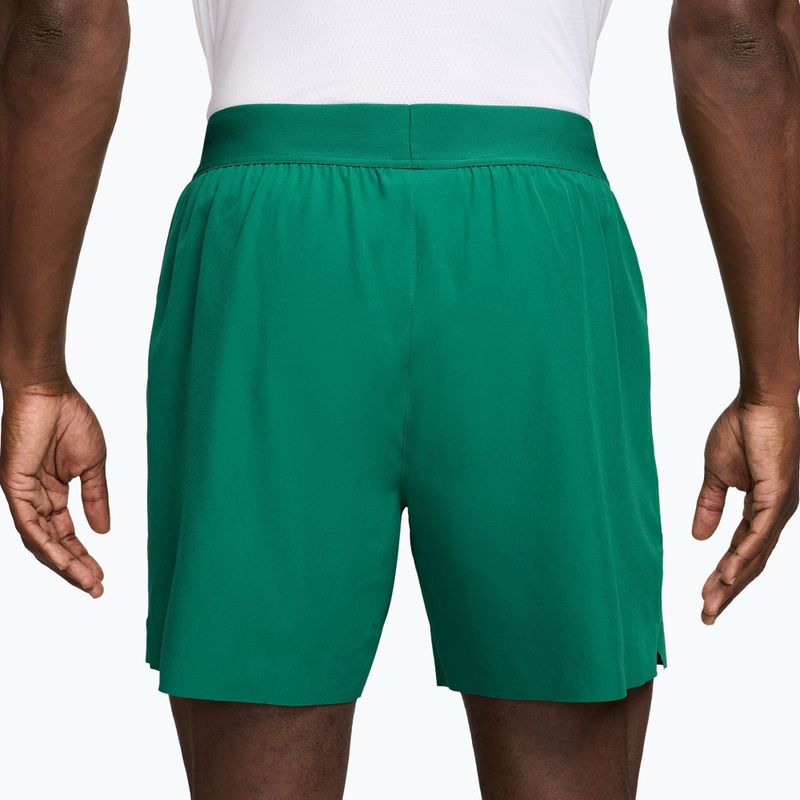 Men's tennis shorts Nike Court Dri-Fit Advantage 6" malachite/white 2