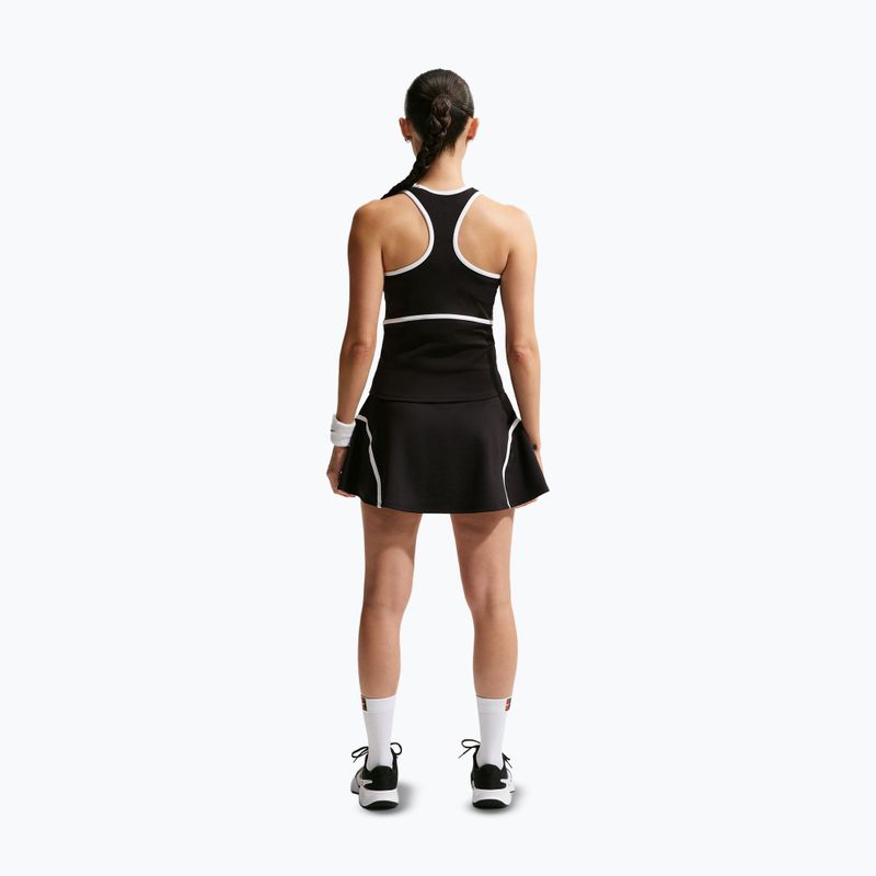Tennis skirt Nike Court Advantage Dri-Fit High Waisted black/white 3