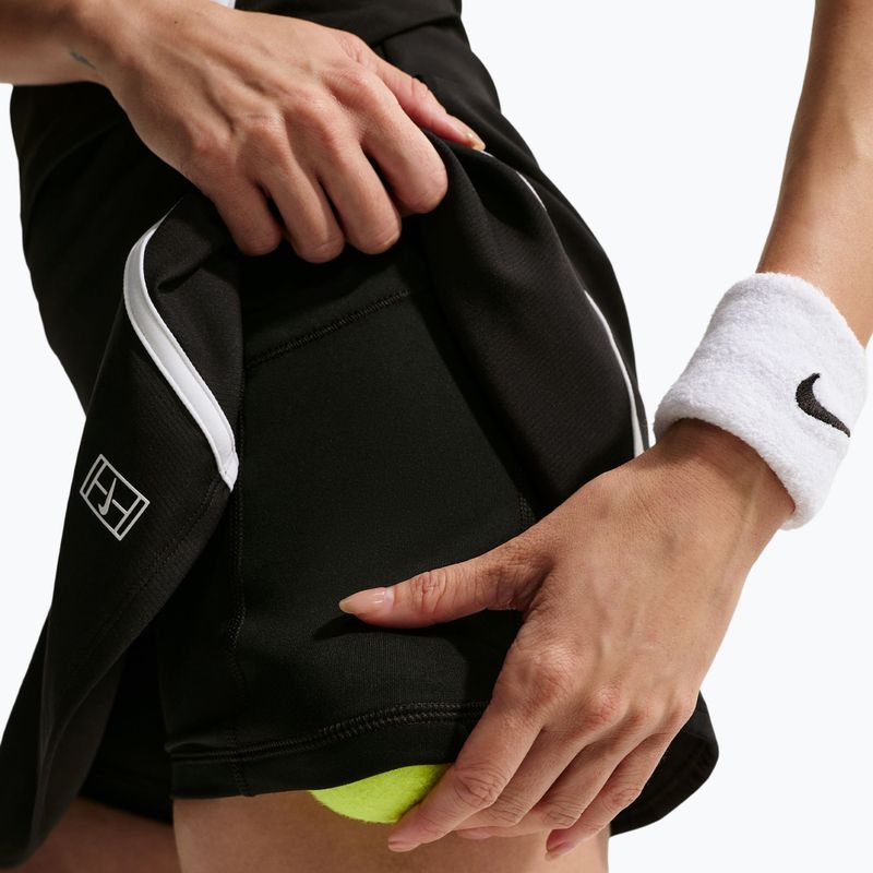 Tennis skirt Nike Court Advantage Dri-Fit High Waisted black/white 7
