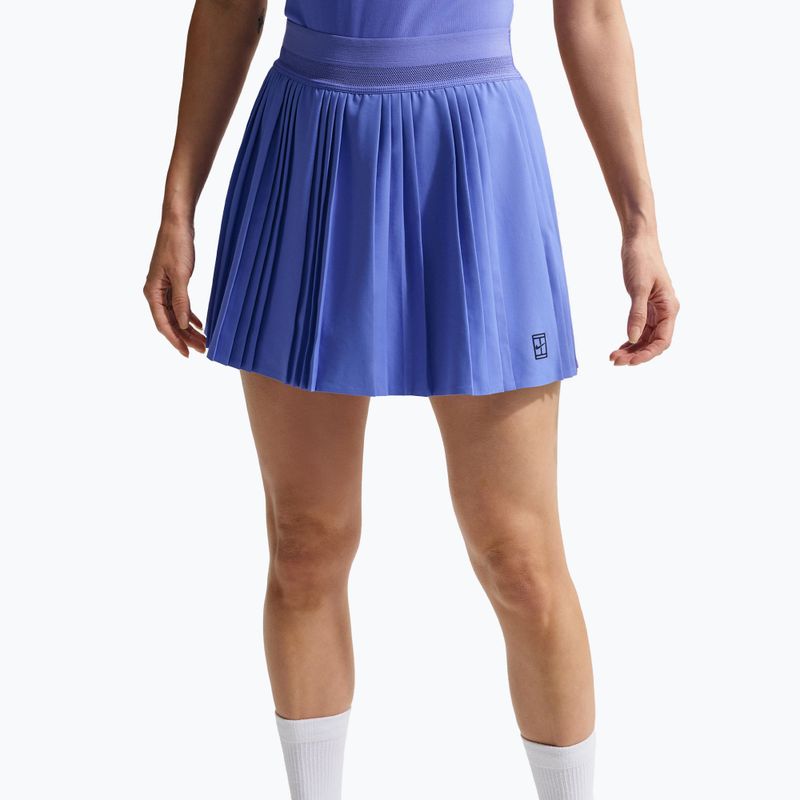 Tennis skirt Nike Court Dri-Fit Advantage Pleated sapphire/black 2