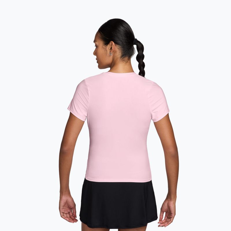 Women's tennis shirt Nike Victory Dri-Fit pink foam/white 2