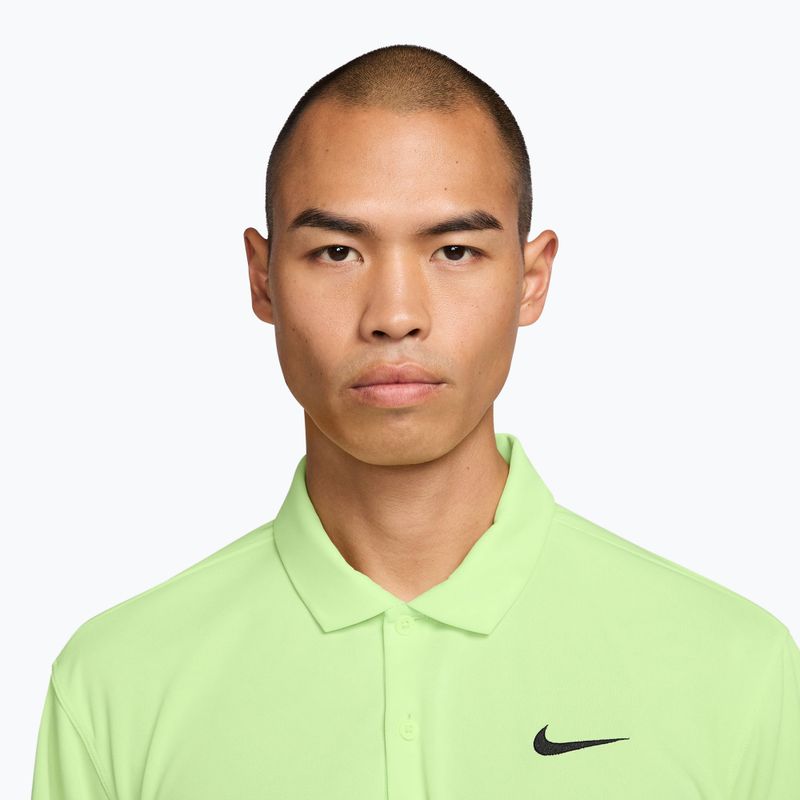 Men's tennis shirt Nike Court Dri-Fit Polo Solid light liquid lime/black 3
