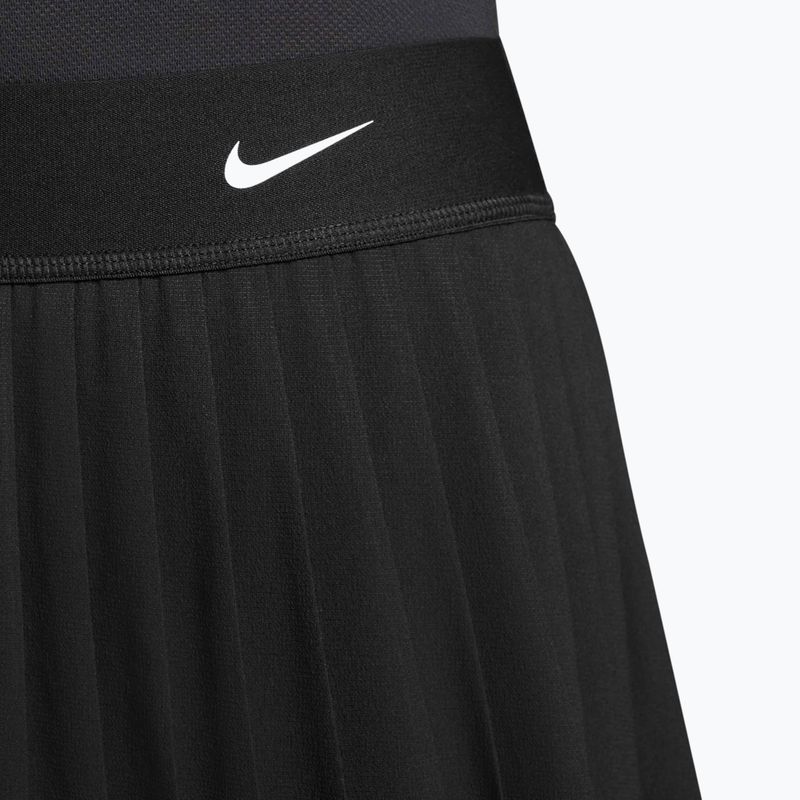 Tennis skirt Nike Victory Dri-Fit High-Waisted Pleated black/white 4