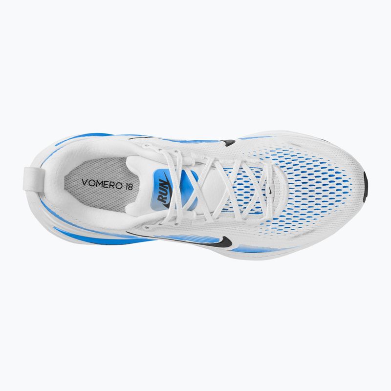Men's running shoes Nike Vomero 18 white/blue hero/black 4