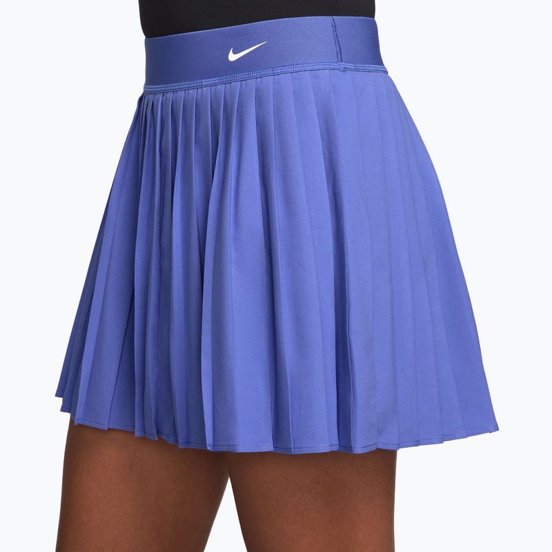 Tennis skirt Nike Victory Dri-Fit High-Waisted Pleated sapphire/white 3