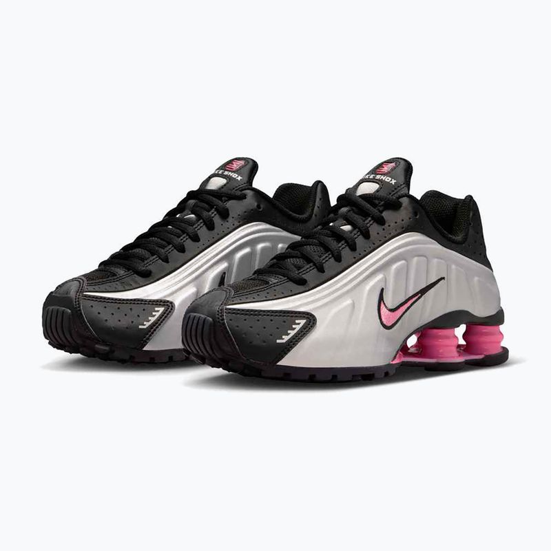 Shoes Nike Shox R4 black/pinksicle/metallic silver 10