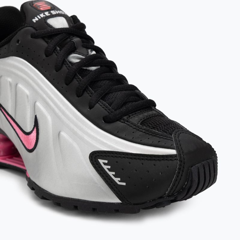 Shoes Nike Shox R4 black/pinksicle/metallic silver 7