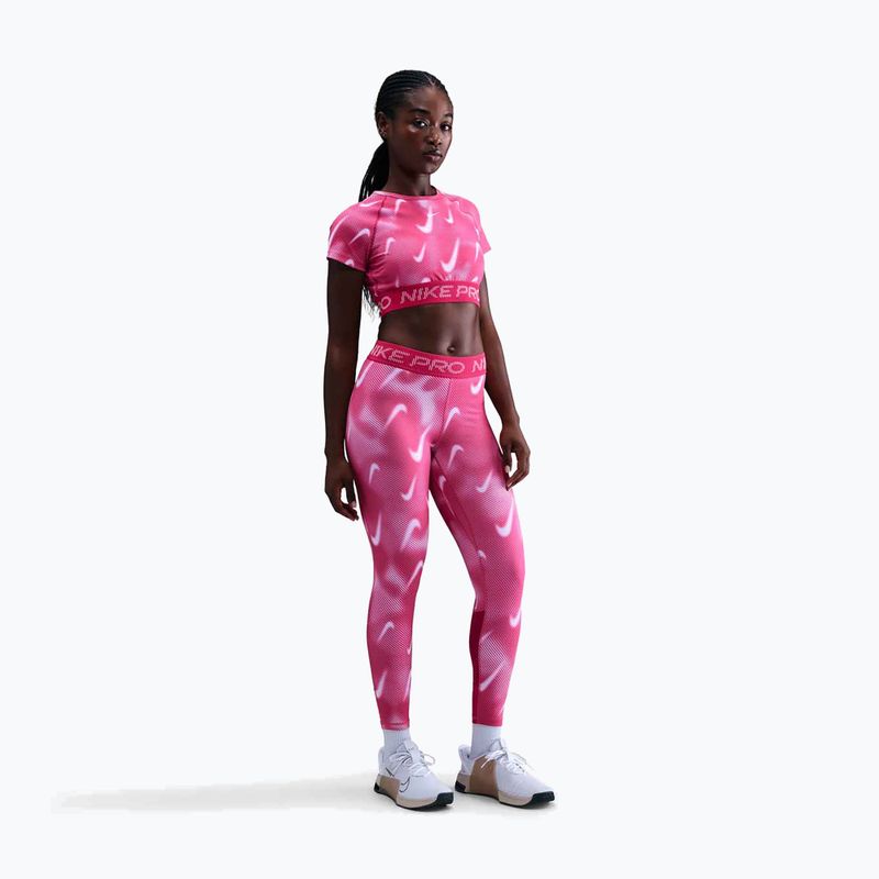 Women's training leggings Nike Pro Mid-Rise 7/8 rush pink/pink foam/white