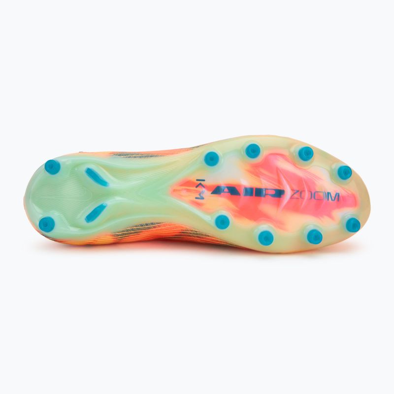 Men's football boots Nike Zoom Vapor 16 Elite Kylian Mbappe AG-Pro melon tint/igloo/neo turquoise 4