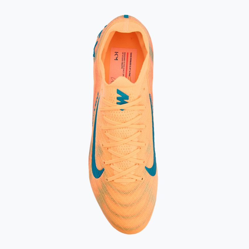 Men's football boots Nike Zoom Vapor 16 Elite Kylian Mbappe AG-Pro melon tint/igloo/neo turquoise 5