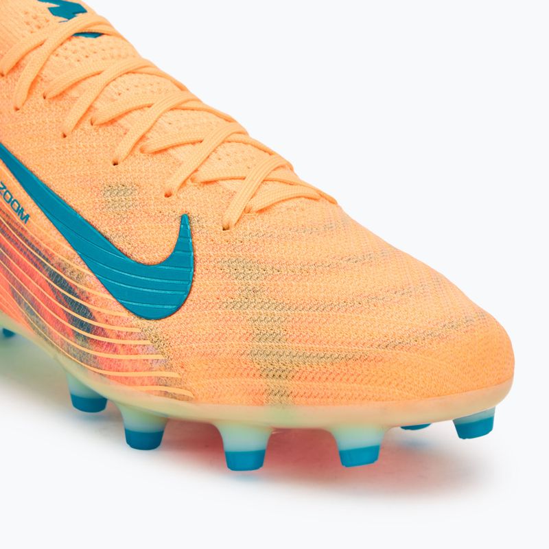 Men's football boots Nike Zoom Vapor 16 Elite Kylian Mbappe AG-Pro melon tint/igloo/neo turquoise 7