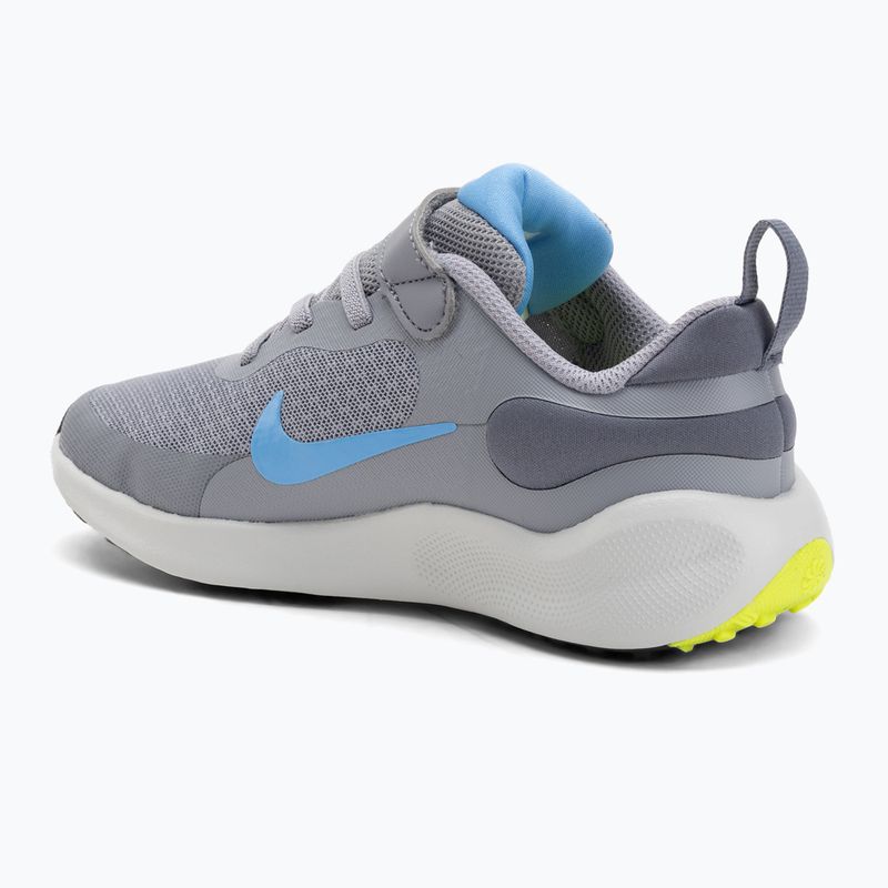 Children's shoes Nike Revolution 7 cement grey/university blue/light carbon 3