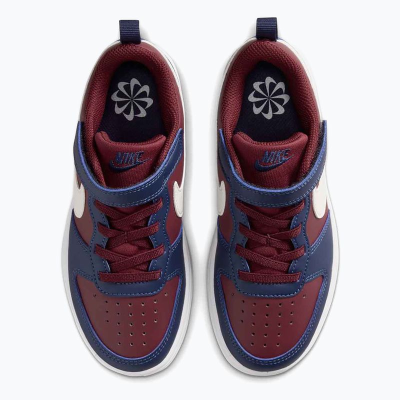 Children's shoes Nike Court Borough Low Recraft dark team red/ssoft pearl/midnight navy 10