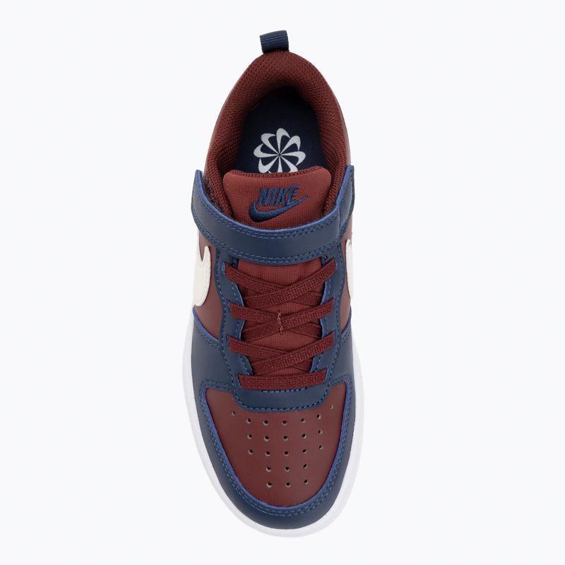 Children's shoes Nike Court Borough Low Recraft dark team red/ssoft pearl/midnight navy 5